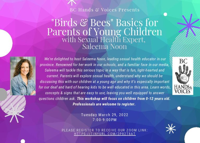 BC Hands & Voices "What works for your child is what makes the choice